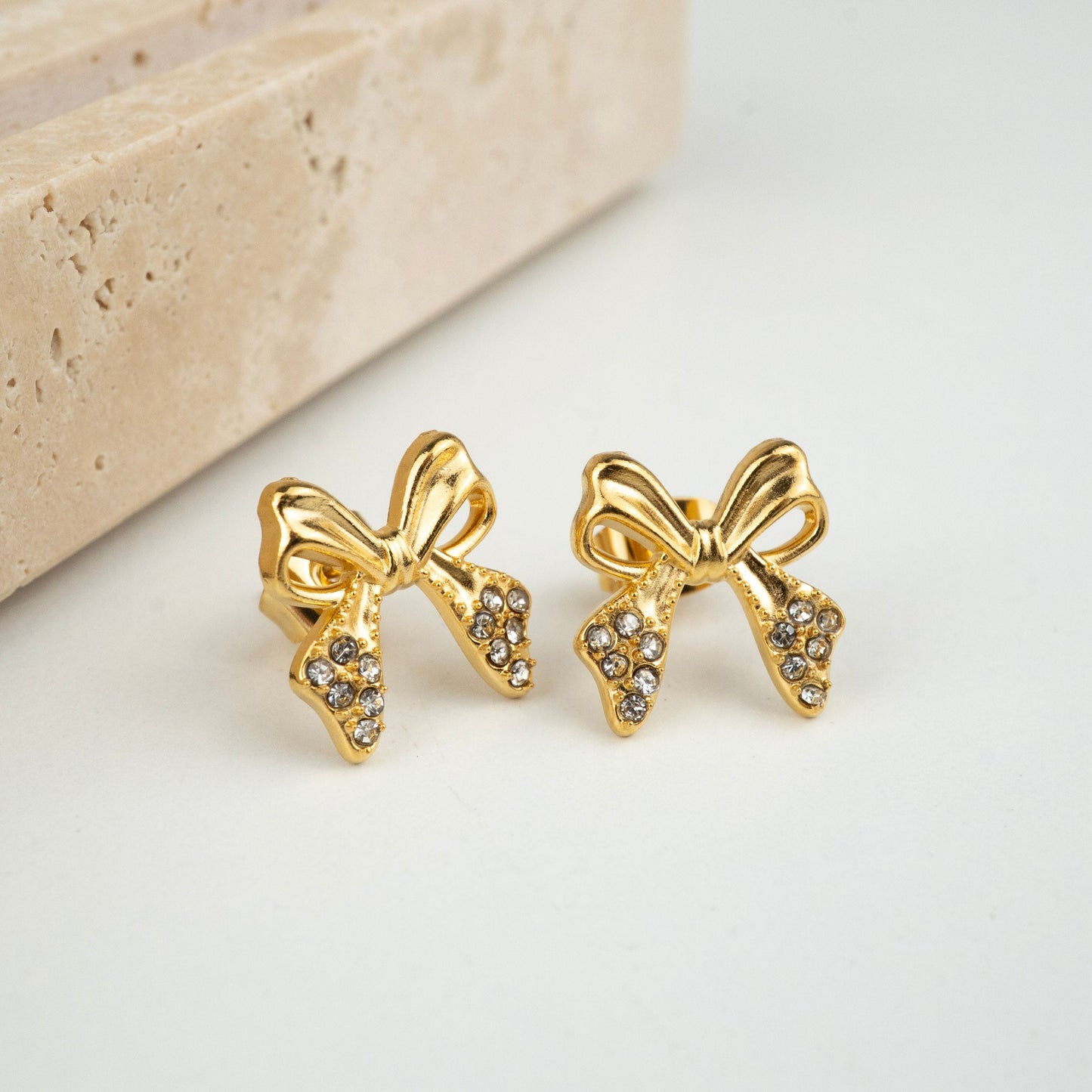 Clear Ribbon Ohrringe