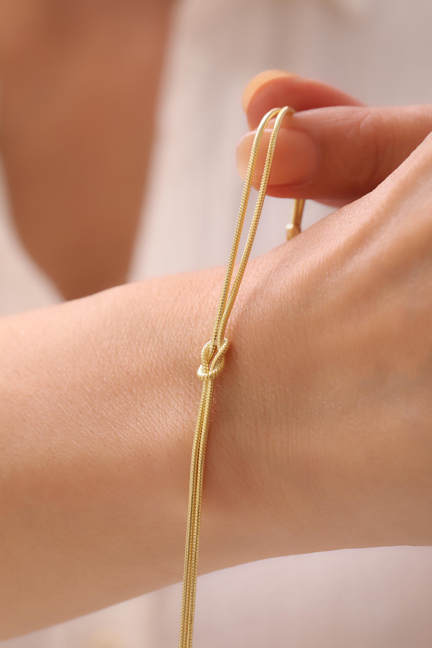 Liebesknoten Armband