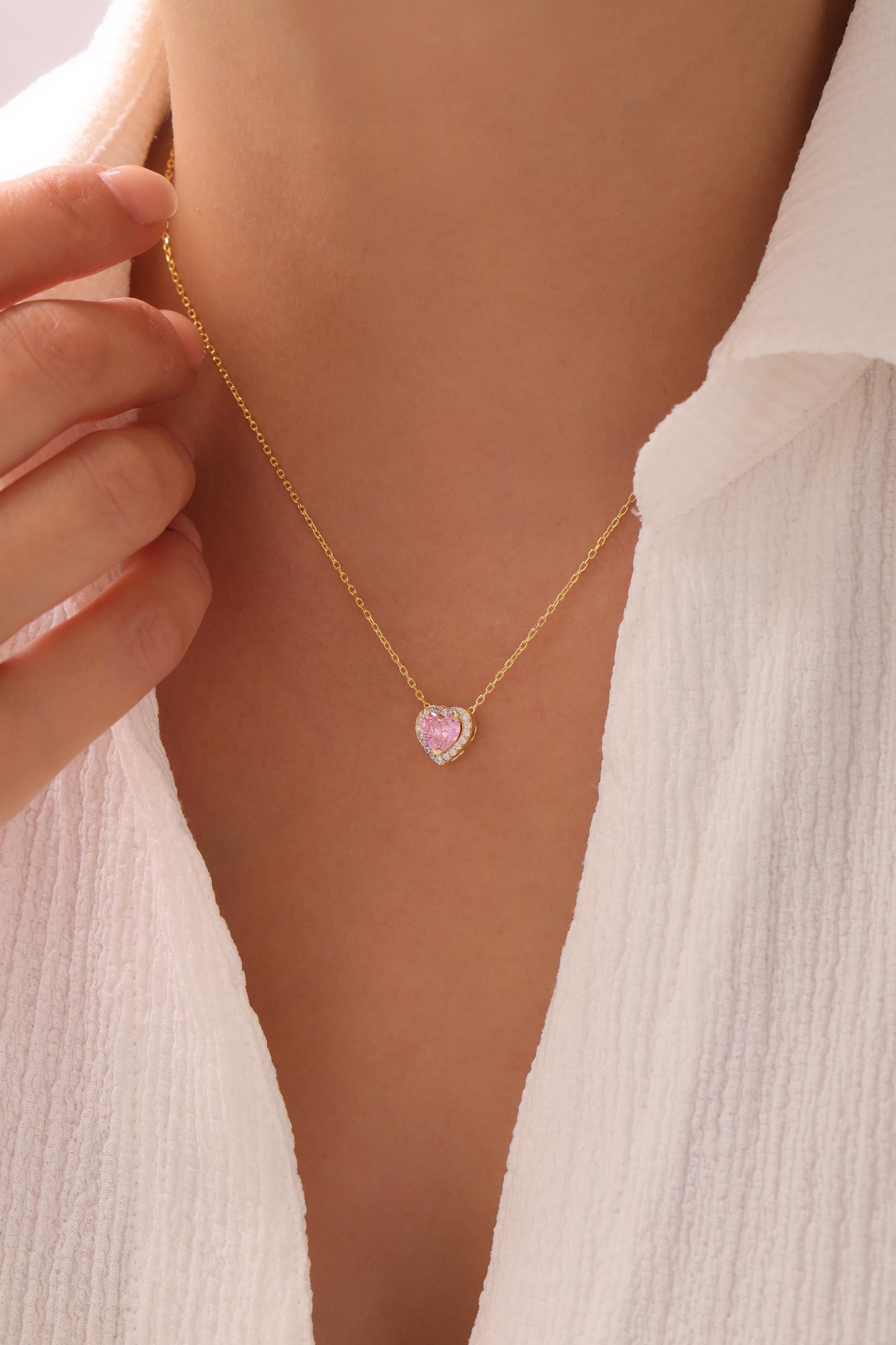 Rosélia Heart Halskette