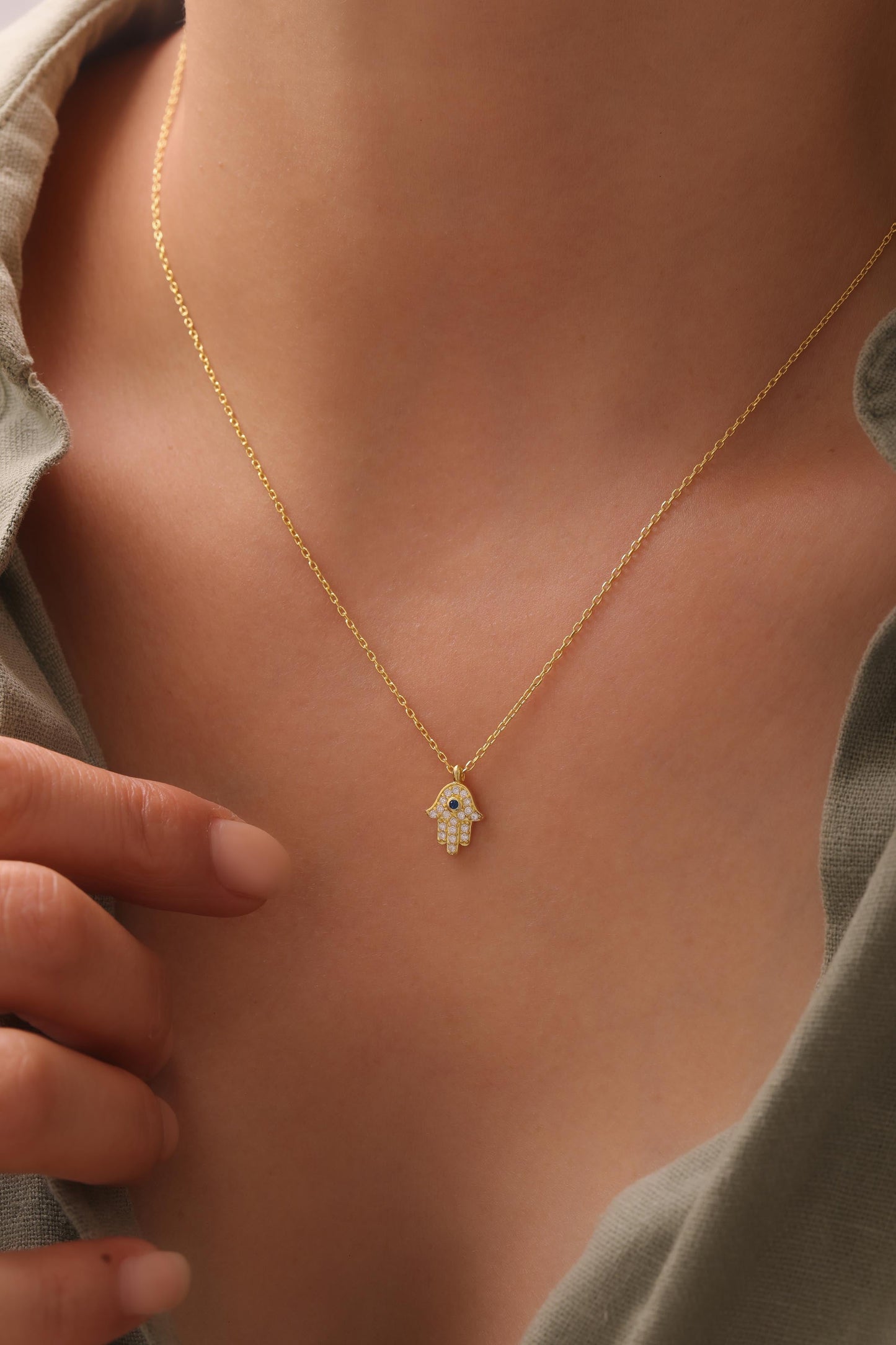 Fatimas Hand Halskette