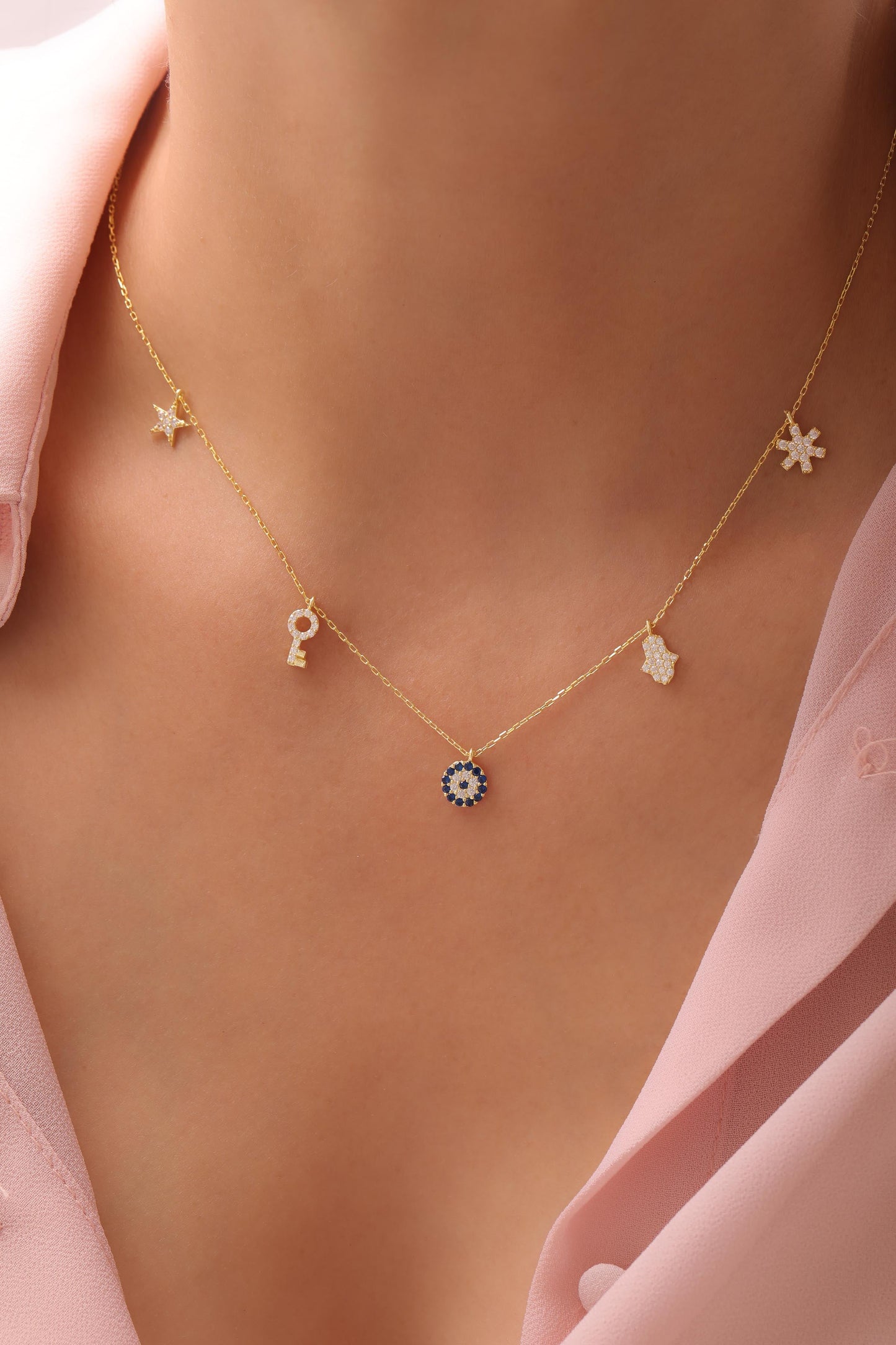 Glücksanhänger Halskette