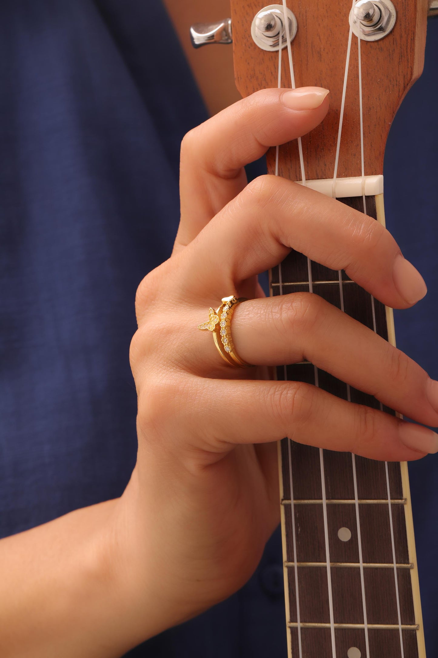 Butterfly Zirkonia Ring