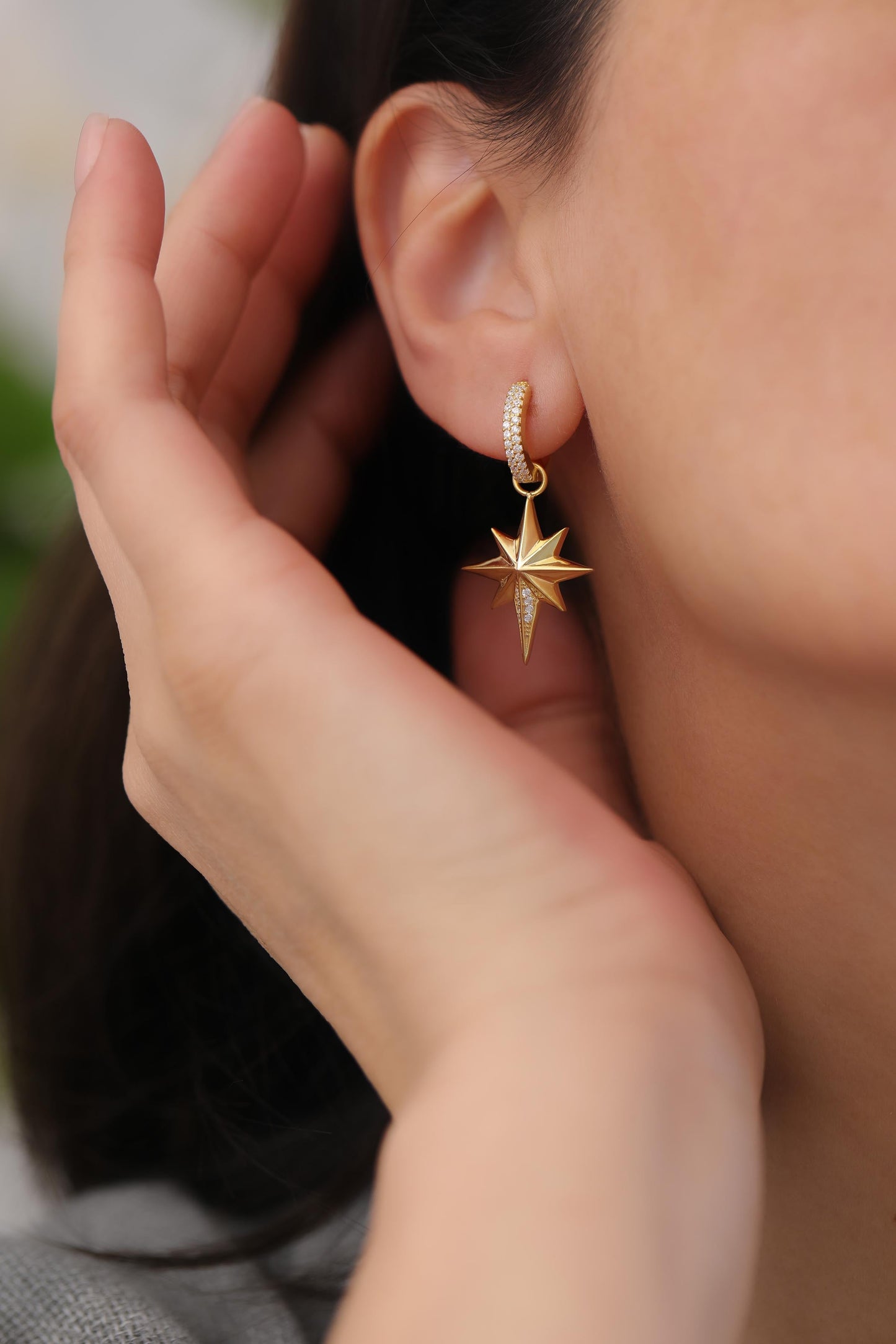 Stern der Klarheit Ohrringe