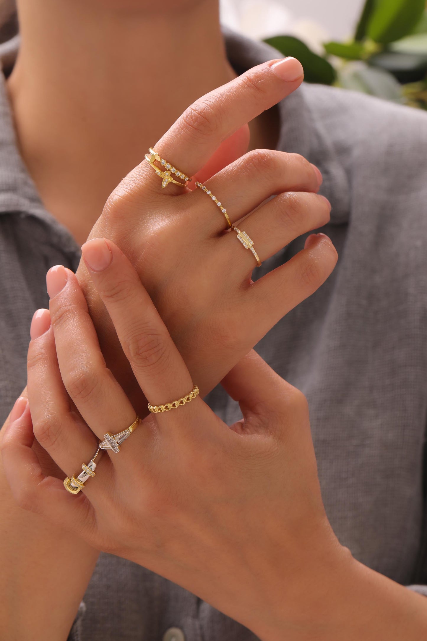 Butterfly Zirkonia Ring