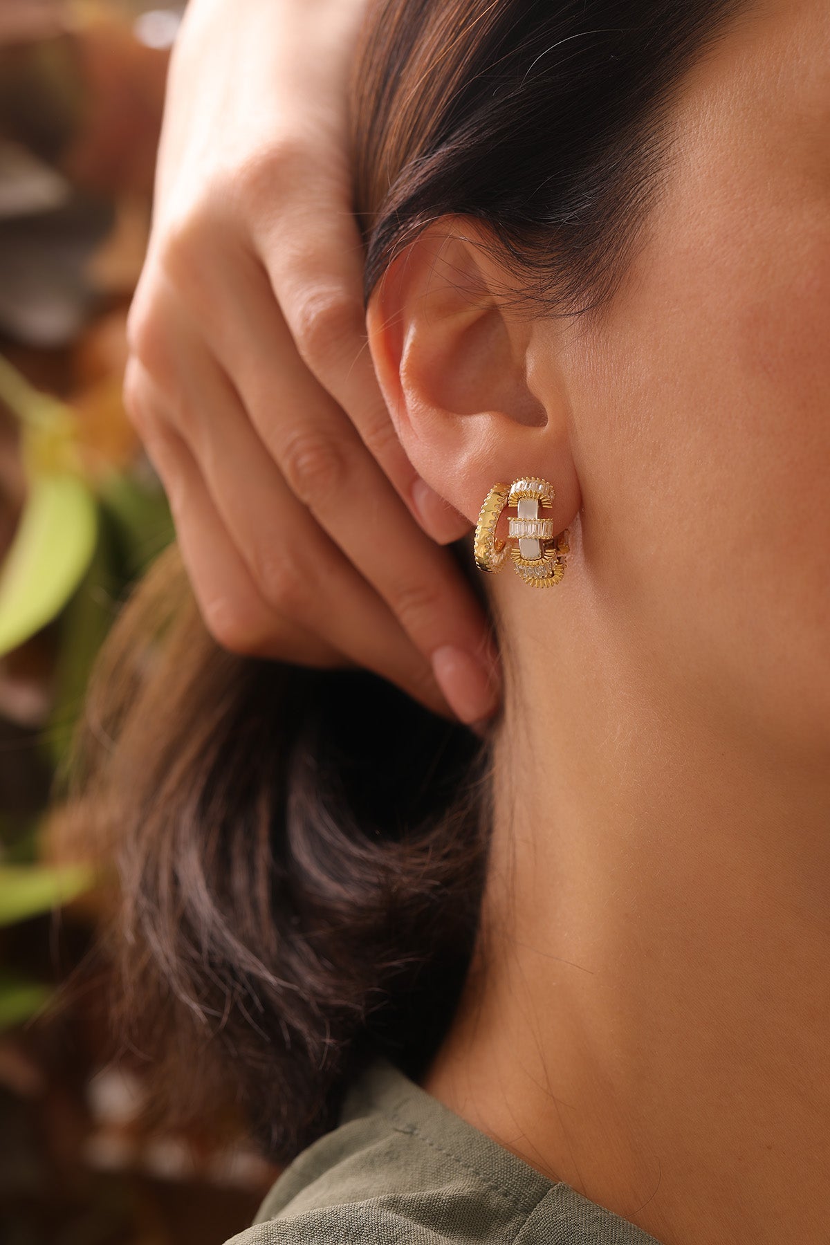 Crown Zirkonia Ohrringe