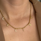 Buchstaben Choker mit Zirkonia