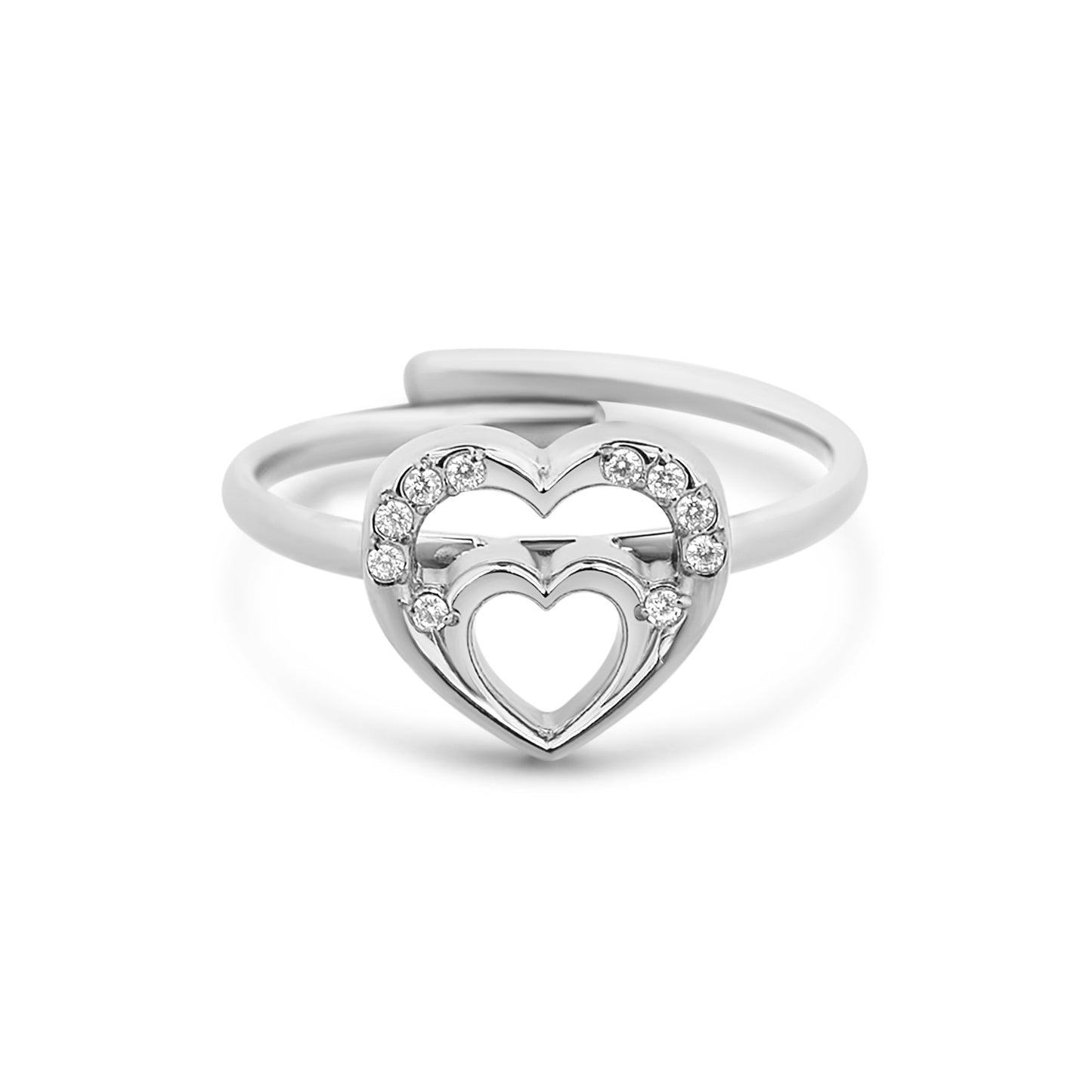 Opal Heart Ring