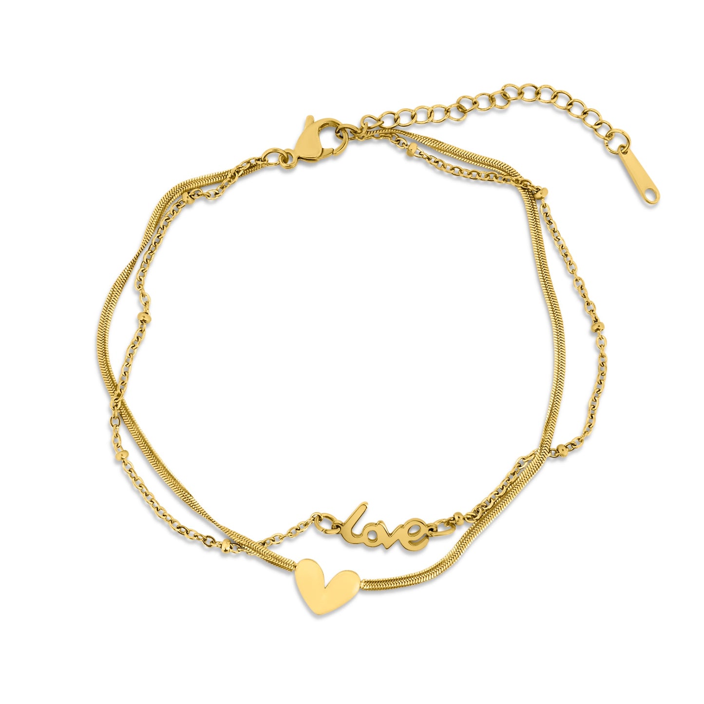 Love Twist Fußkette