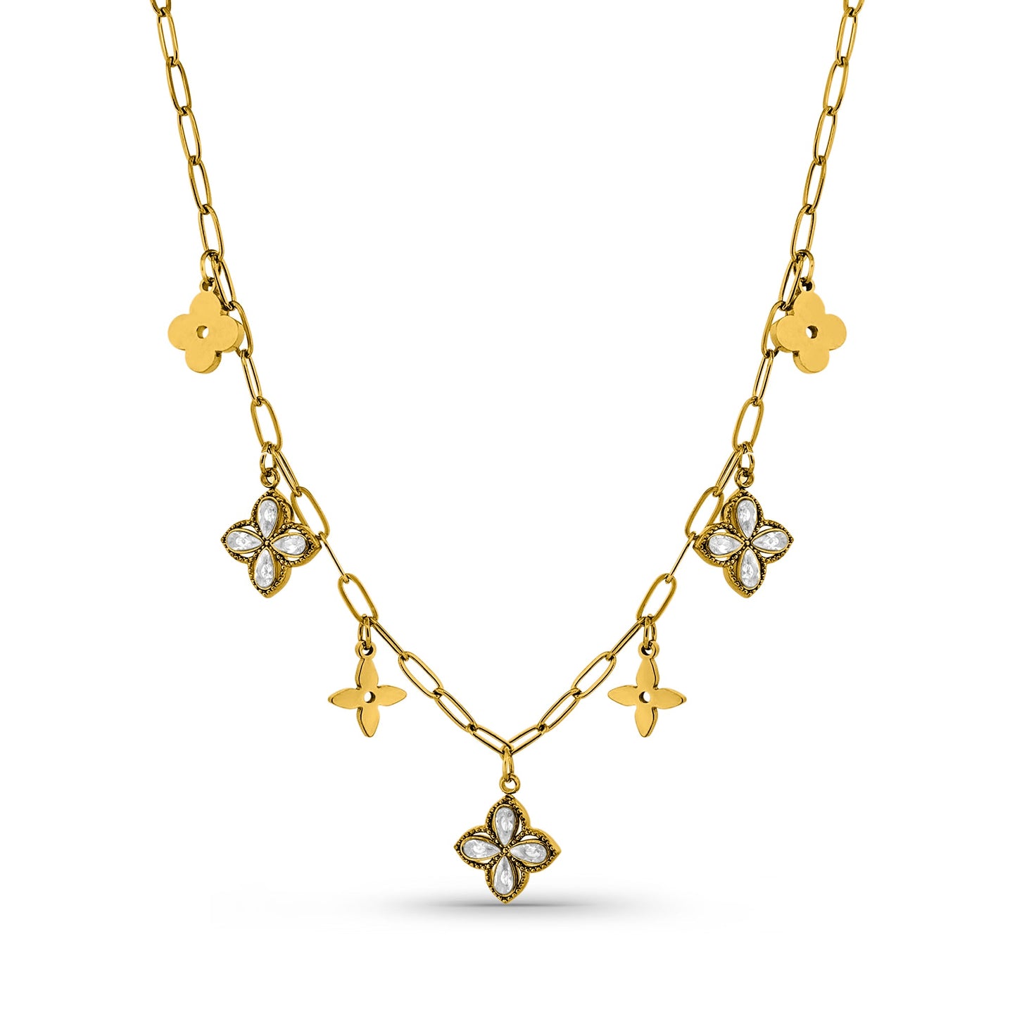 Starlit Leaf Halskette