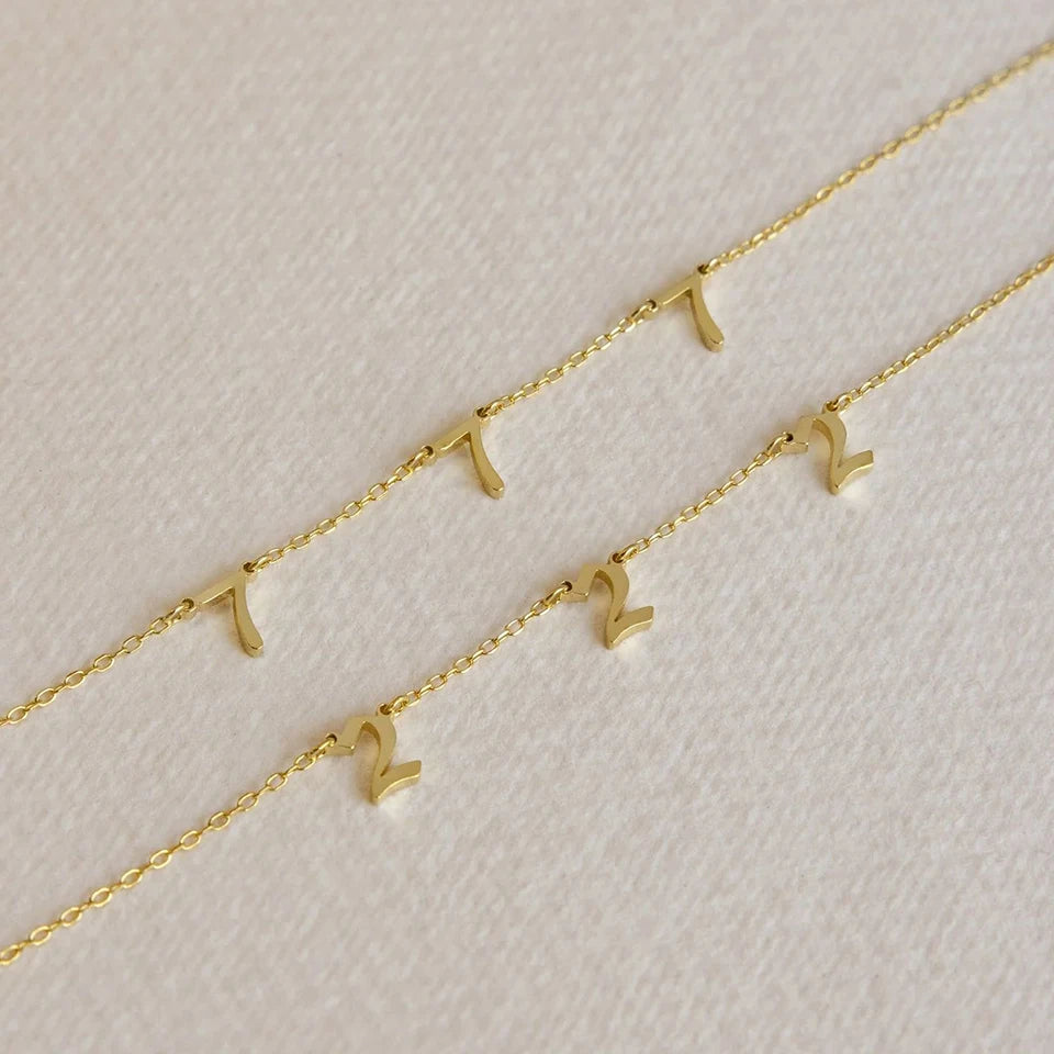 Engelszahlen Halskette