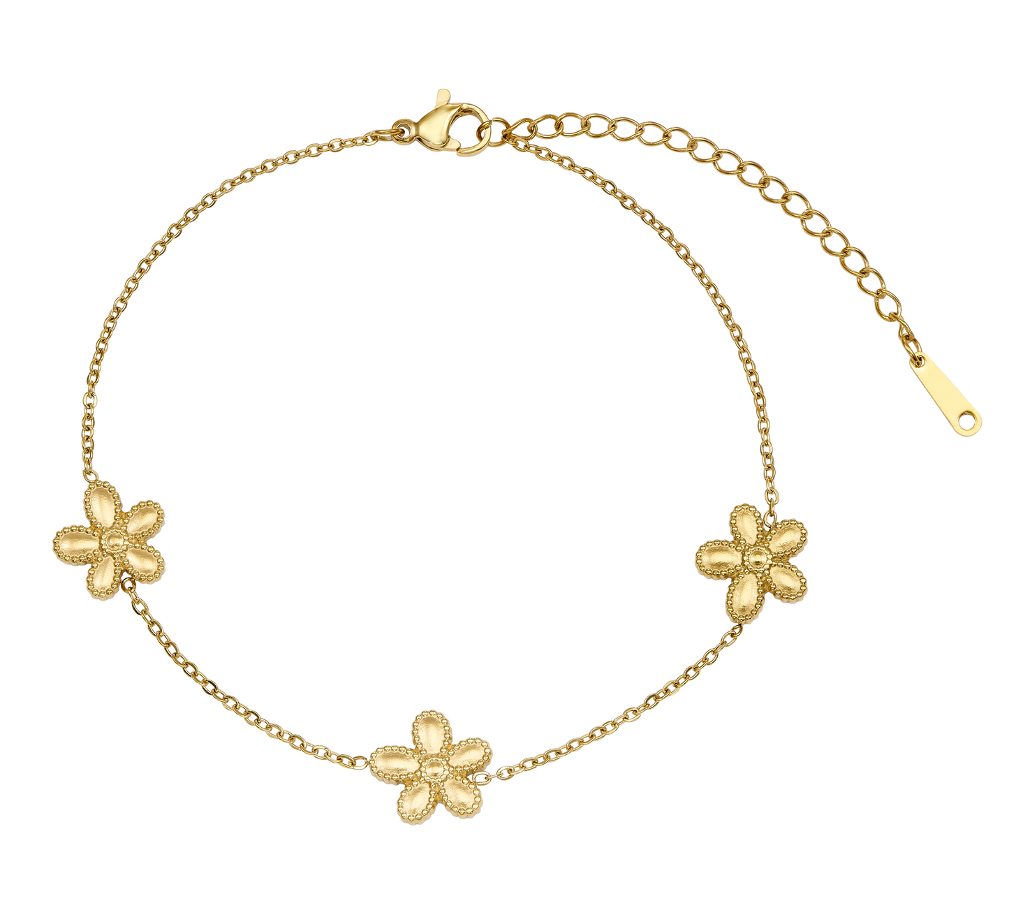 Essentiell Flower Fußkette