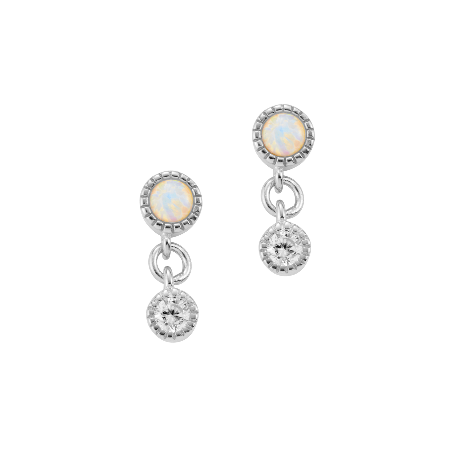 Lunaria Drops Ohrstecker